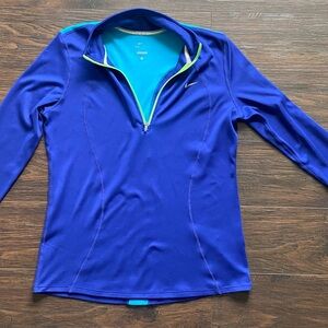 Nike Women's Blue Long Sleeve Top